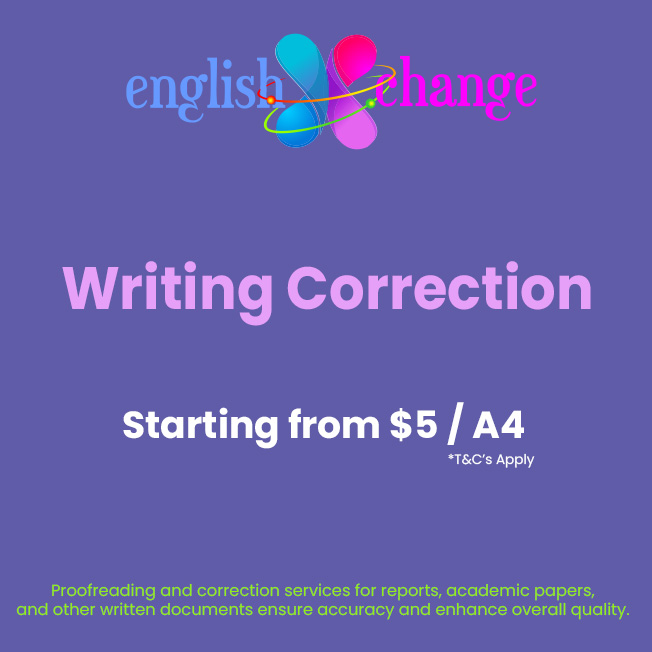 writing correction package
